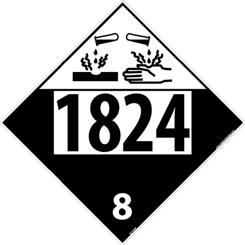 1824 8 Dot Placard Sign (DL147BP)