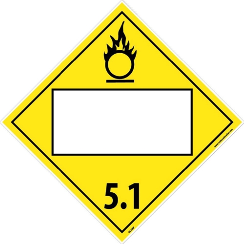 5.1 Blank Placard Sign (DL14BP)