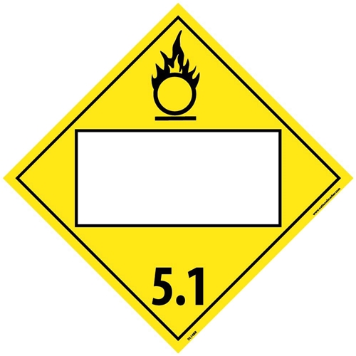 5.1 Blank Placard Sign (DL14BR)