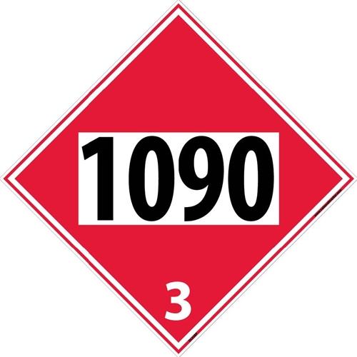 1090 3 Dot Placard Sign (DL83BP)