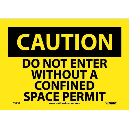 Caution Do Not Enter Sign (C373P)