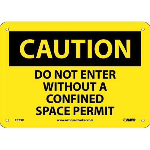 Caution Do Not Enter Sign (C373R)
