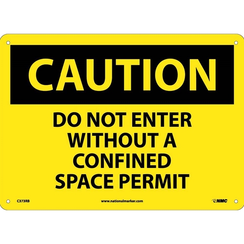 Caution Do Not Enter Sign (C373RB)