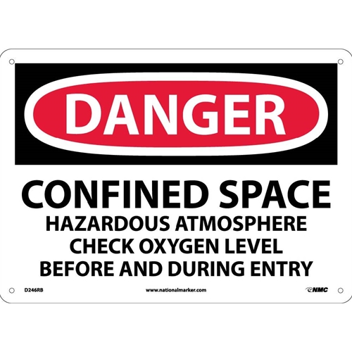 Danger Confined Space Sign (D246RB)