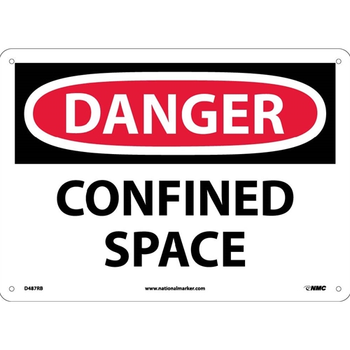 Danger Confined Space Sign (D487RB)