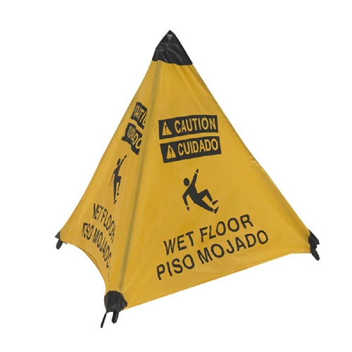 Wet Floor Bilingual Handy Cone Floor Sign (HFS14)