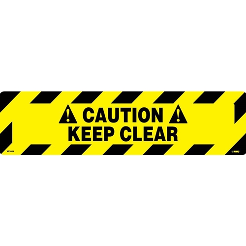 Caution Keep Clear Anti-Slip Cleat (WFS626)