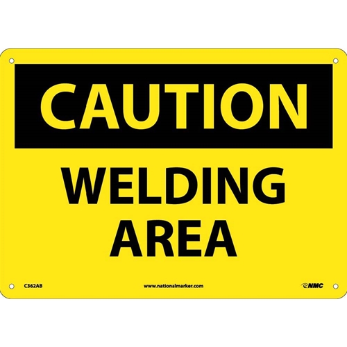 Caution Welding Area Sign (C362AB)