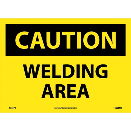 Caution Welding Area Sign (C362PB)