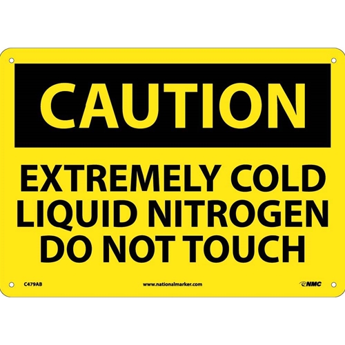 Caution Do Not Touch Sign (C479AB)