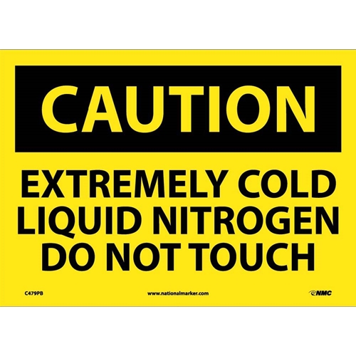Caution Do Not Touch Sign (C479PB)