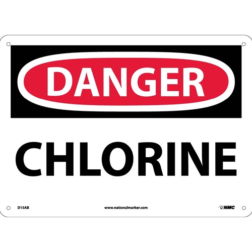 Danger Chlorine Sign (D15AB)
