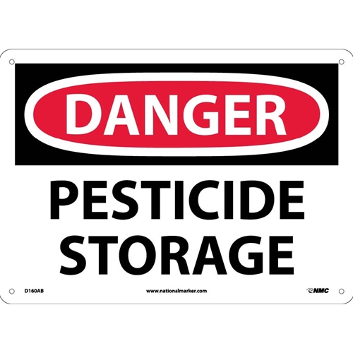 Danger Pesticide Storage Sign (D160AB)