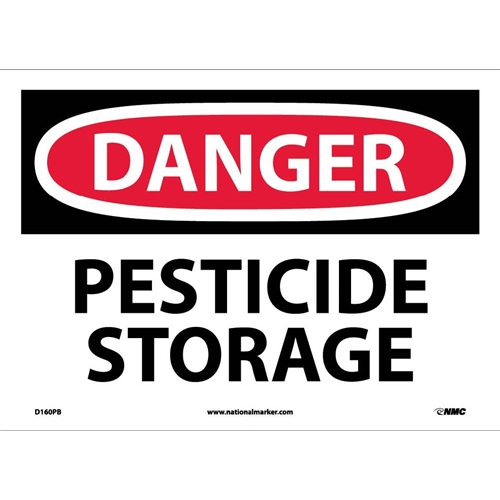 Danger Pesticide Storage Sign (D160PB)