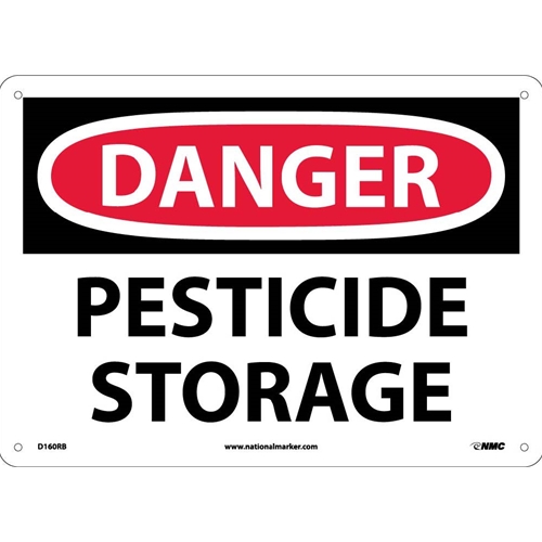 Danger Pesticide Storage Sign (D160RB)