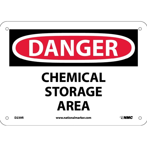 Danger Chemical Storage Area Sign (D239R)