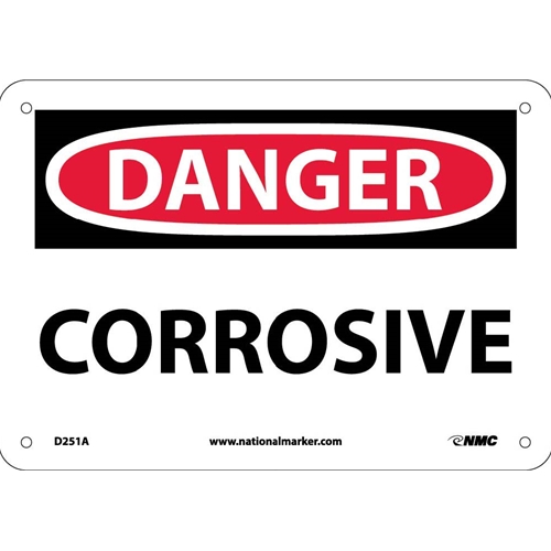 Danger Corrosive Sign (D251A)