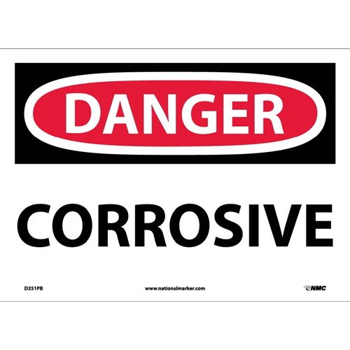 Danger Corrosive Sign (D251PB)