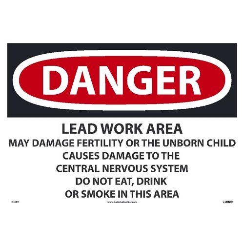 Danger Lead Work Area Sign (D26PC)