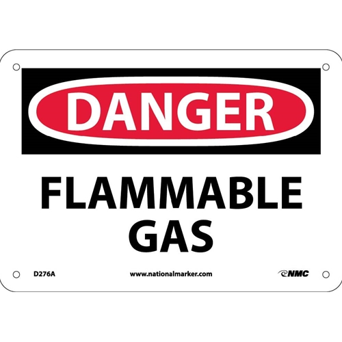 Danger Flammable Gas Sign (D276A)