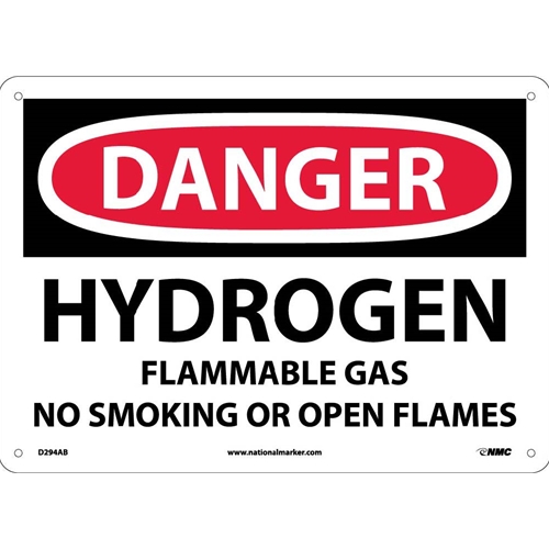 Danger No Smoking Sign (D294AB)