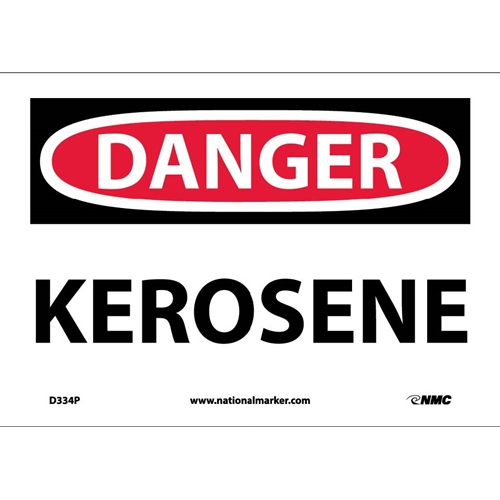 Danger Kerosene Sign (D334P)