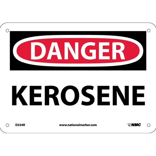 Danger Kerosene Sign (D334R)