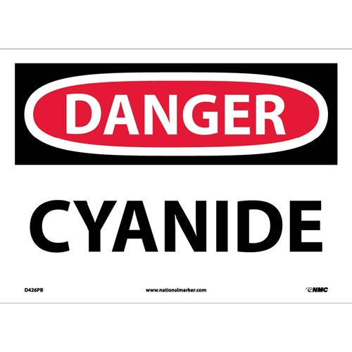 Danger Cyanide Sign (D426PB)
