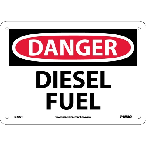 Danger Diesel Fuel Sign (D427R)