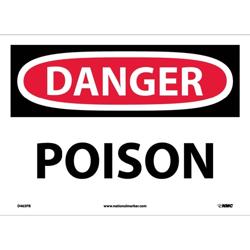 Danger Poison Sign (D463PB)