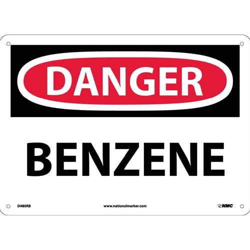 Danger Benzene Sign (D480RB)