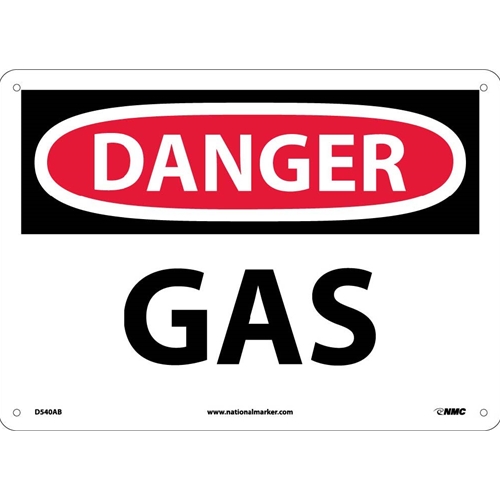 Danger Gas Sign (D540AB)