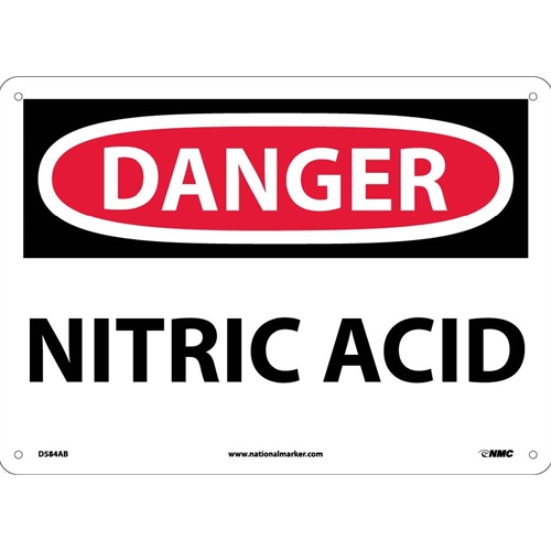 Danger Nitric Acid Sign (D584AB)