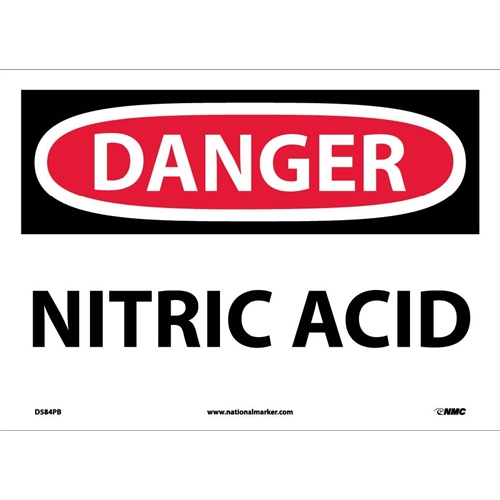 Danger Nitric Acid Sign (D584PB)