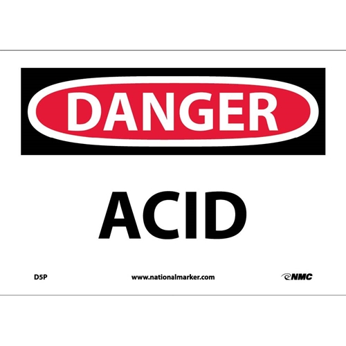Danger Acid Sign (D5P)