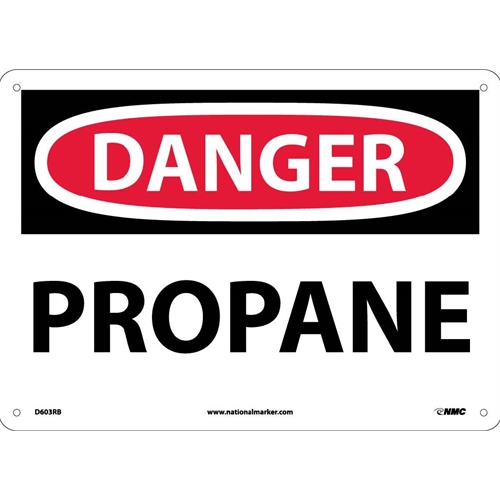 Danger Propane Sign (D603RB)