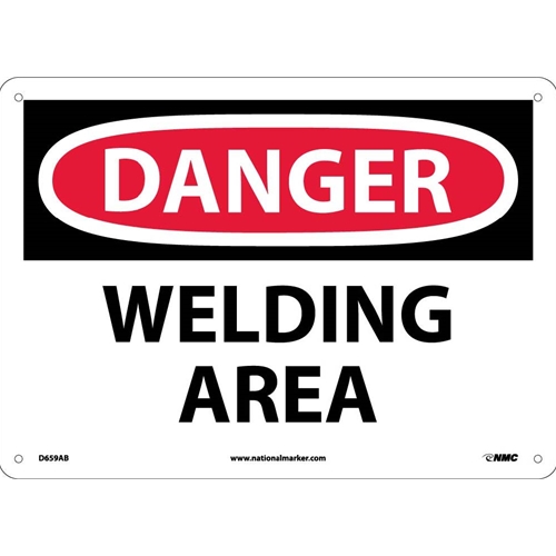 Danger Welding Area Sign (D659AB)