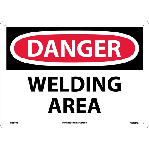 Danger Welding Area Sign (D659RB)