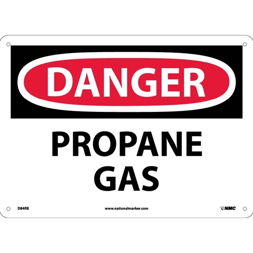 Danger Propane Gas Sign (D84RB)