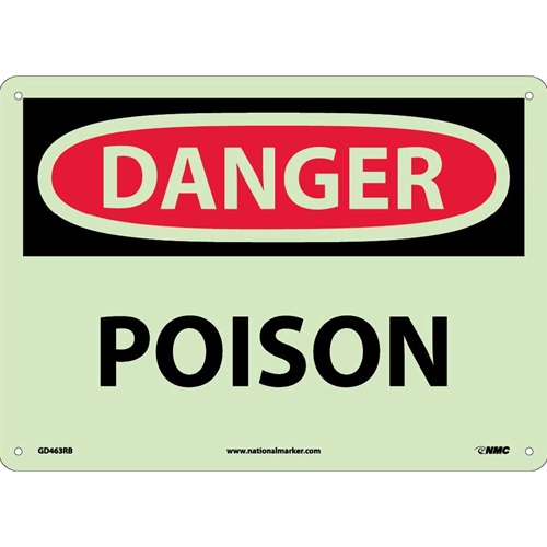 Danger Poison Sign (GD463RB)