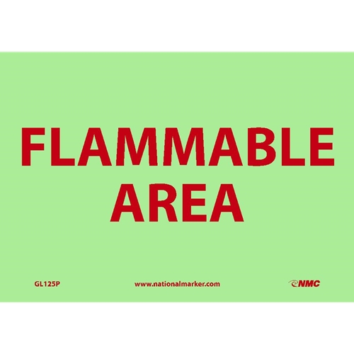 Flammable Area Sign (GL125P)