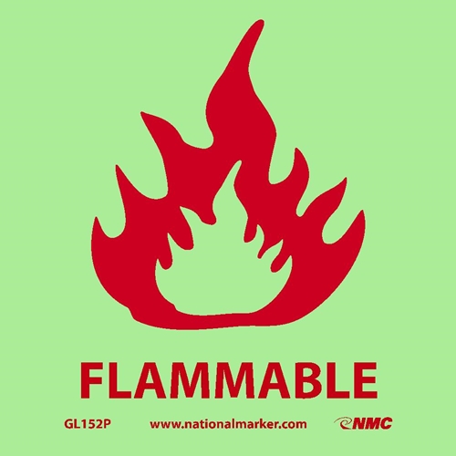 Flammable Sign (GL152P)