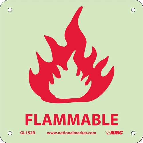 Flammable Sign (GL152R)