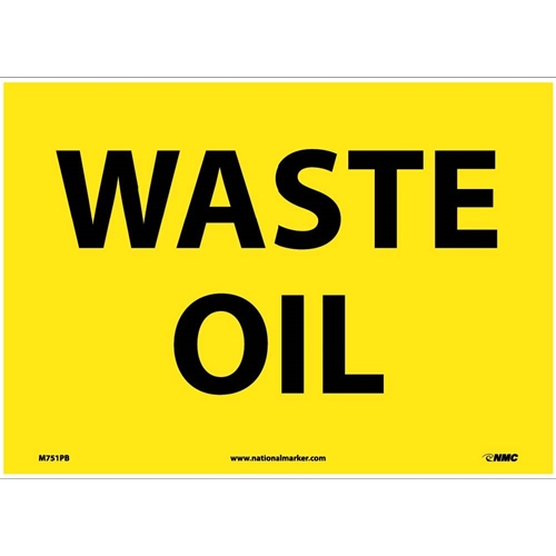Waste Oil Sign (M751PB)