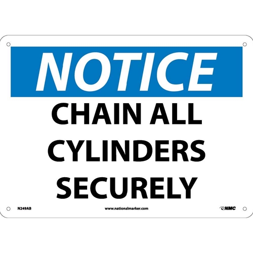 Notice Chain All Cylinders Securely (N249AB)