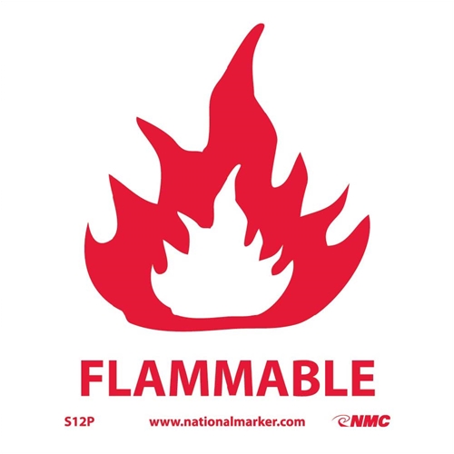 Flammable Sign (S12P)