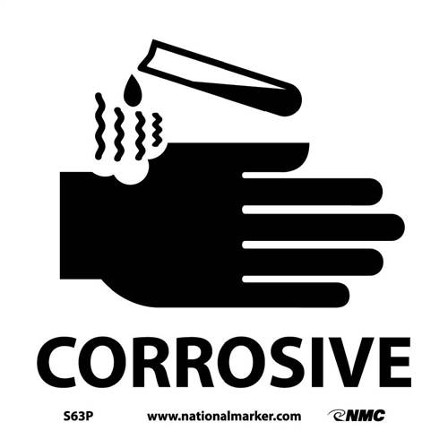 Corrosive Sign (S63P)