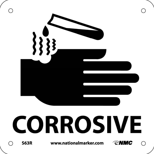 Corrosive Sign (S63R)