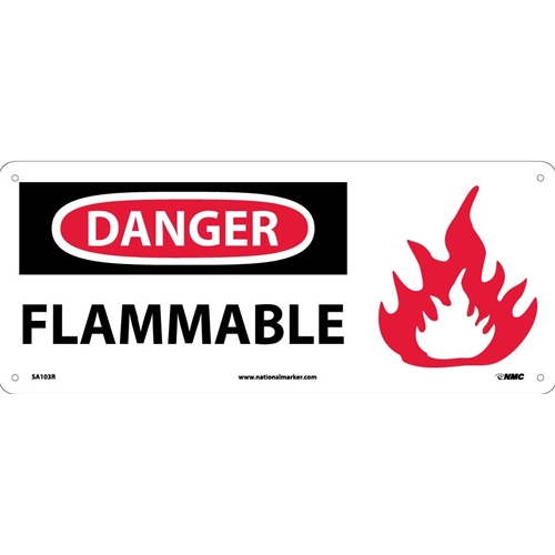 Danger Flammable Sign (SA103R)