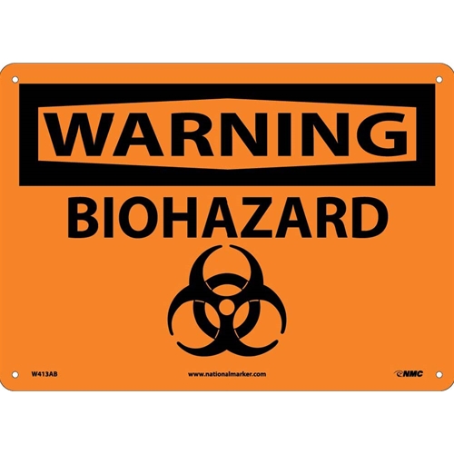 Warning Biohazard Sign (W413AB)